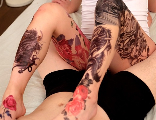 チンピラに刺青を入れられた人妻が素足でご奉仕足コキの脚フェチDVD画像6